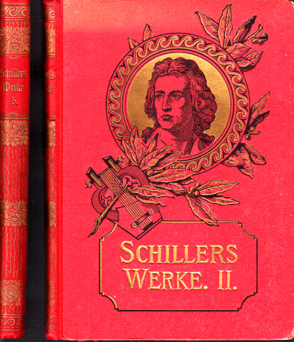 Schiller, Friedrich;  Schillers Werke Band 2, 5 - Illustrierte Ausgabe 2 Bücher 