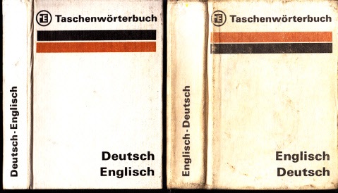 Haase, Johannes, Hedwig Hansel und Jürgen Schröder;  Taschenwörterbuch Deutsch-Englisch - Taschenwörterbuch Englisch-Deutsch 2 Bücher 