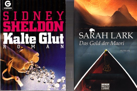 Sheldon, Sidney;  kalte Glut - Das Gold der Maori 2 Bücher 