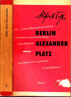 Döblin, Alfred;  Berlin Alexanderplatz - Die Geschichte von Franz Biberkopf Reclams Universal-Bibliothek Band 114 