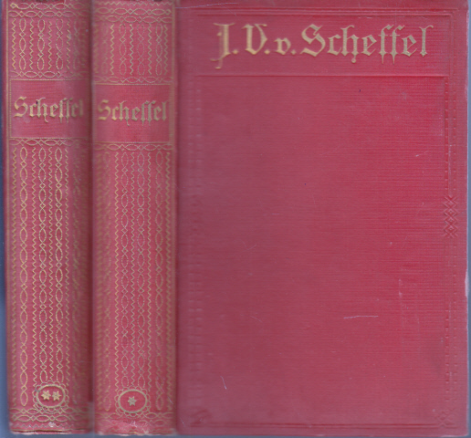 Heichen, Walter und J.V. von Scheffel;  J.V. von Scheffels Werke Band 1 und Band 2 2 Bücher 