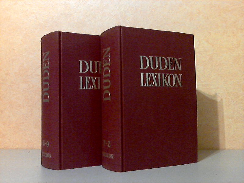 o. Angabe;  Duden-Lexikon in 3 Bänden - Band 2 und 3 2 Bücher 
