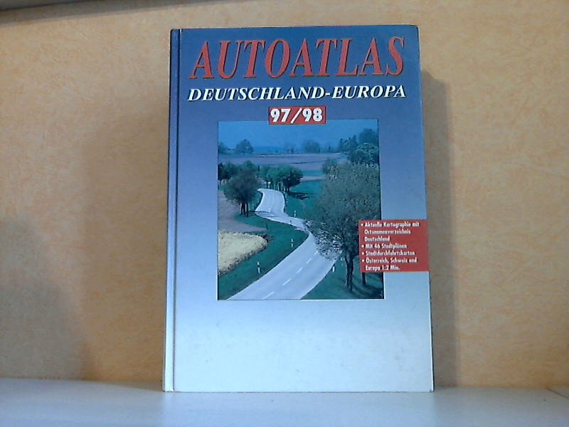 Autorengruppe;  Autoatlas Deutschland/ Europa 97/ 98 