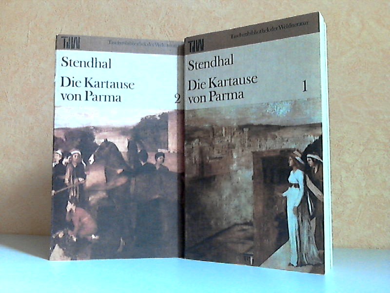 Stendhal und Erwin Rieger;  Die Kartause von Parma - Band 1 + 2 2 Bücher 