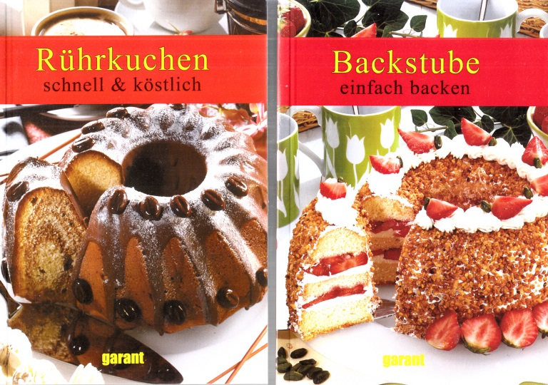 Autorengruppe;  Rührkuchen schnell und köstlich + Backstube einfach backen 2 Büchlein 