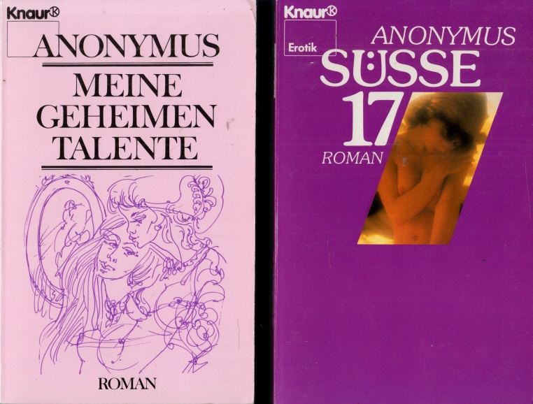 Anonymus;  Meine geheimen Talente - Süsse 17 2 Bücher 