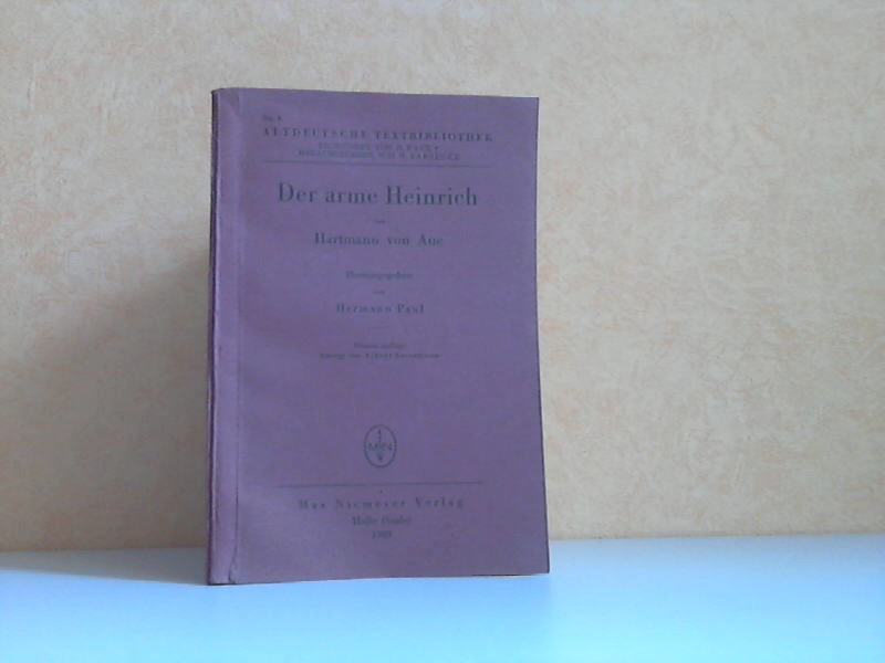 von Aue, Hartmann und Hermann Paul;  Altdeutsche Textbibliothek, Nr.3, Der arme Heinrich 
