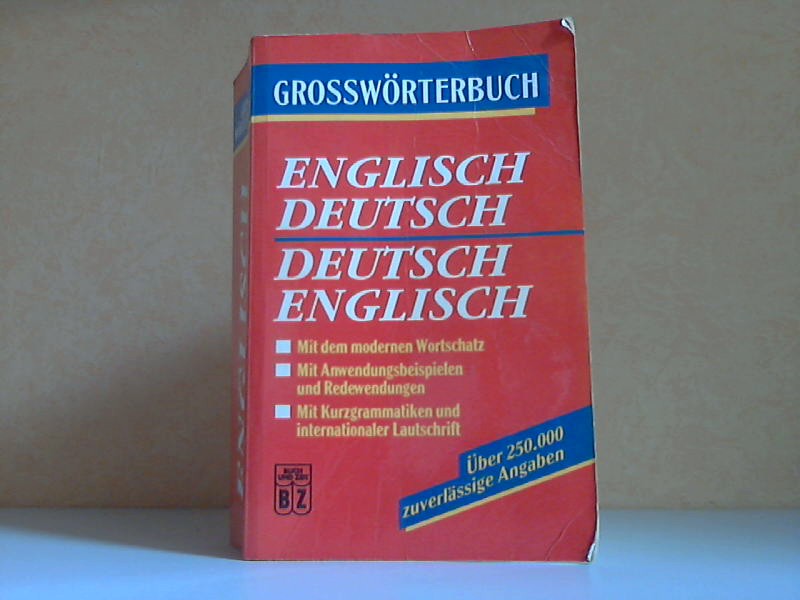 Sandoval, Barry;  Grosswörterbuch Englisch-Deutsch, Deutsch-Englisch 