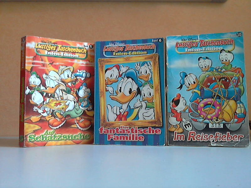 Disney, Walt;  Lustiges Taschenbuch Enten-Edition Band 5, 6, 10 3 Bücher 