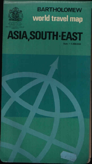 o. Angabe:  Asia, South-East World travel map  1:5.8000.000 