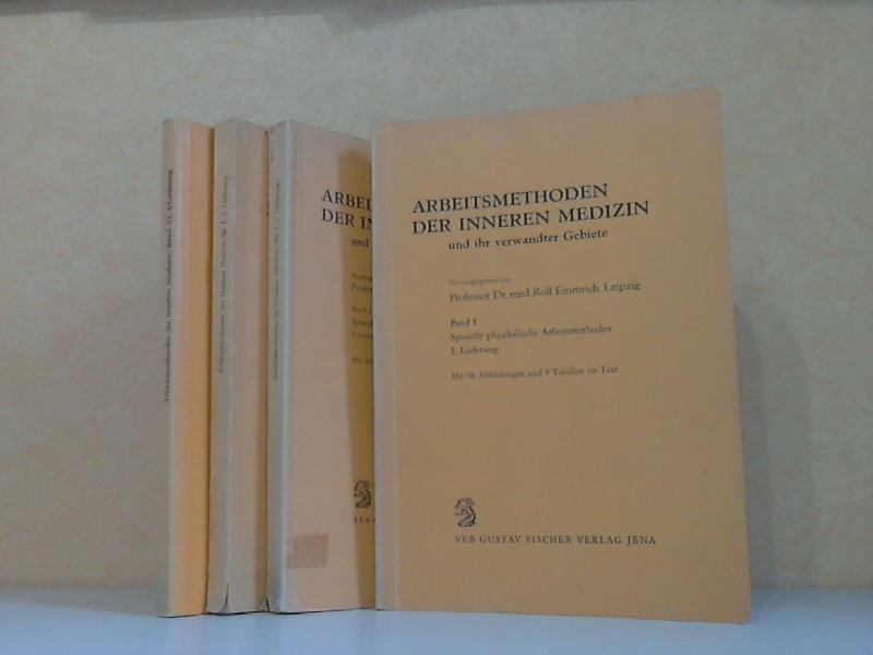 Emmrich, Rolf;  Arbeitsmethoden der inneren Medizin und ihr verwandter Gebiete  Band 1, 1. bis 4. Lieferung 4 Bücher 