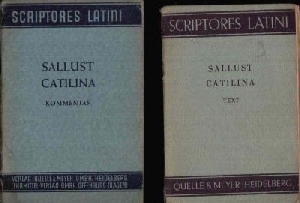 Knoke, R.:  C. Sallustius Crispus Coniuratio Catilinae Textauswahl und Kommentar 