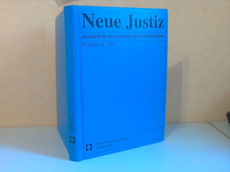 Autorengruppe;  Neue Justiz. Zeitschrift für Rechtsetzung und Rechtsanwendung 50. Jahrgang 1996 