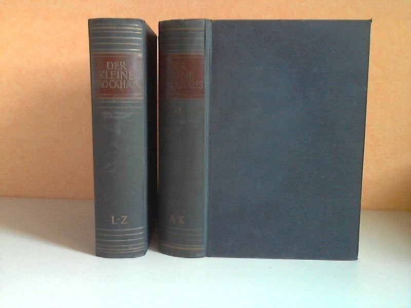 Autorengruppe;  Der kleine Brockhaus in zwei Bänden - erster und zweiter Band 2 Bücher 