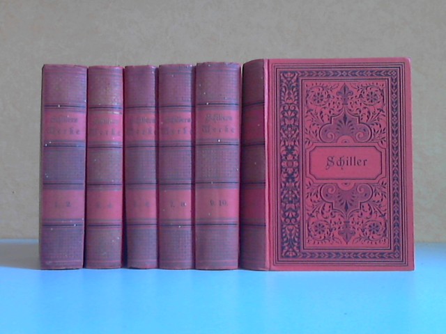 ohne Angaben;  Schillers sämtliche Werke in zwölf Bänden 6 Bücher 
