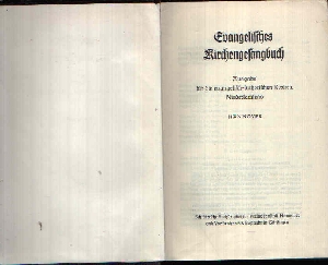 Niedersächsische lutherische Landeskirche:  Evangelisches Kirchengesangbuch Ausgabe für die evangelisch-lutherischen Kirchen Niedersachsens 