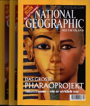 Liedtke, Klaus:  National Geographic 3 Hefte Juli 2005 + Oktober 2005 + Februar 2006 