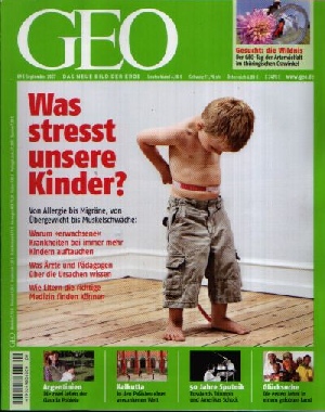 Gaede, Peter-Matthias:  Geo Das neue Bild der Erde - 3 Hefte: September + November + Dezember 2007 