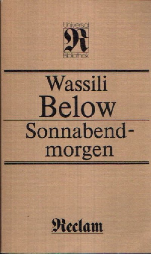Below, Wassili:  Sonnabendmorgen 