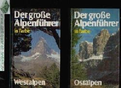 Graubner, Rudolf und Marga;  Der groe Alpenfhrer Ostalpen und Westalpen 2 Bcher 