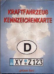 Redaktion des grnes herz Verlag:  Kraftfahrzeuge Kennzeichenkarte 