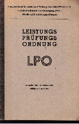 Hauptverband fr Zucht und Prfung deutscher Pferde e.V.:  Leistungsprfungsordnung LP  Ausgabe 1965 