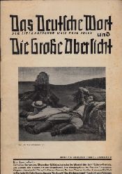 Autorengruppe:  Das Deutsche Wort - Der Literarischen Welt Neue Folge und Die Groe bersicht - 11. Jahrgang, 1935 
