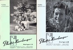 Hirrlinger;  Foto Rundschau -  Heft 8/57 + 12/54 Zeitschrift fr lebendige Fotografie 