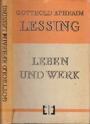 Seidel, Siegfried und Gotthold Ephraim Lessing;  Gotthold Ephraim Lessing 1729-1781 - Eine Einfhrung in sein Leben und Werk 