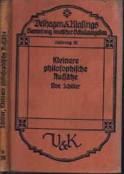 Imelmann, J.;  Kleinere philosophische Aufstze von Schiller 