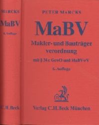 Marcks, Peter;  Makler- und Bautrgerverordnung 