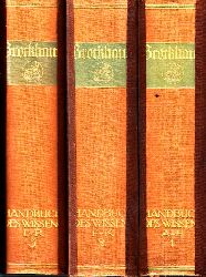 Autorengruppe;  Brockhaus - Handbuch des Wissens in vier Bnden - Band 1 bis 3 3 Bcher 