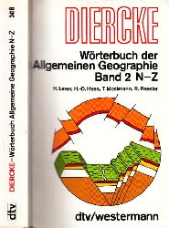 Leser, Hartmut, Hans-Dieter Haas Thomas Mosimann u. a.;  DIERCKE-Wrterbuch der Allgemeinen Geographie Band 2: N-Z 