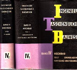 Rettig, Heinrich;  Ingenieur-Taschenbuch Bauwesen Bnde 4/1, 4/2 2 Bnde 