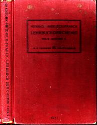 Heidreich, M. und W. Franck;  Henniger Lehrbuch der Chemie in Verbindung mit Mineralogie fr hhere Lehranstalten Teil 2 mit 212 Abbildungen im Text und einem Titelbild 