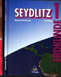 Jahn, Gert, Günter Bauer Wolfgang Bricks u. a.;  Seydlitz Erdkunde 1, 2 - Sachsen 2 Bücher 