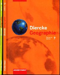Gerber, Wolfgang, Matthias Baumann Kerstin Bruer u. a.;  Diercke Geographie fr Sachsen, Gymnasium, Klasse 7 + 8 2 Bcher 