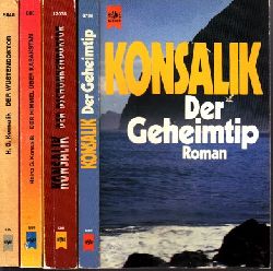 Konsalik, Heinz G.;  Der Wstendoktor - Der Himmel ber Kaskstan - Der Dschunkendoktor - Der Geheimtip 4 Bcher 