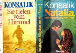 Konsalik, Heinz G.;  Sie fielen vom Himmel - Natalia, ein Mädchen aus der Taiga 2 Bücher 
