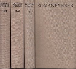 Bttcher, Kurt und Gnter Albrecht;  Romanfhrer A-Z, Band 1 bis Band 3 3 Bcher 