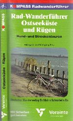 Frey, Hildegard und Wolfgang Frey;  Radwanderfhrer Ostseekste, Rgen und Usedom - Kompass Radwanderfhrer 