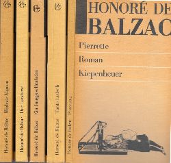 De Balzac, Honore;  Ein Junggesellenheim - Pierrette - Der Landarzt - Tante Lisbeth - Modeste Mignon 5 Bücher 