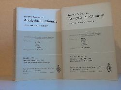 Fresenius, W.;  Fresenius` Zeitschrift für Analytische Chemie, Labor- und Betriebsverfahren Band 221 und Band 221 2 Bücher - Analytiker-Tagung, Lindau 1966 