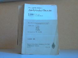 Fresenius, W.;  Fresenius’ Zeitschrift für Analvtische Chemie Band 243 - Biochemische Analytik Tagung vom 29.4.-2.5.1968 in München 