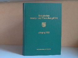 Schsische Staatskanzlei (Hrg.);  Schsisches Gesetz- und Verordnungsblatt Jahrgnge 1998 