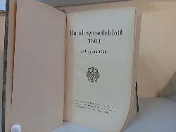 Bundesminister der Justiz (Hrg.);  Bundesgesetzblatt Jahrgang 1953 Teil 1 