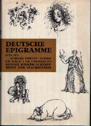 Dietze, Anita und Walter:  Deutsche Epigramme aus vier Jahrhunderten 