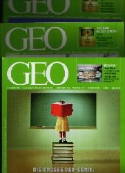 Gaede, Peter-Matthias:  Geo Das neue Bild der Erde - 3 Hefte: Oktober + November + Dezember 2004 