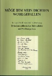 Klin, Eugeniusz und Eva Reineke:  Möge ihm mein Dichten wohlgefallen Richard Wolf zum 100. Geburtstag - Zwischen schlesischer Heimatliebe und Weltbürgertum. 
