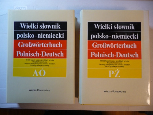 Jan Piprek, Juliusz Ippoldt  Großwörterbuch Polnisch-Deutsch, 2 Bände. Band 1 und 2. (2 BÜCHER) 